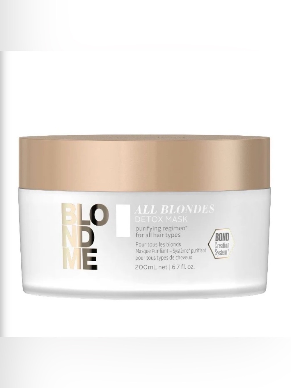 BlondMe All Blondes Detox Mask - White & Gold